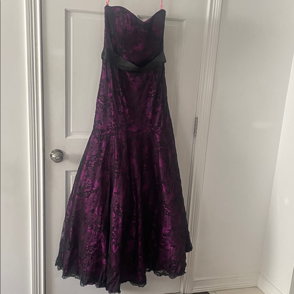 Maggie Sottero Purple And Black Dress